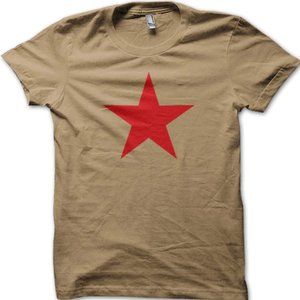 Red Star Soviet Communist CCCP RETRO Tshirt